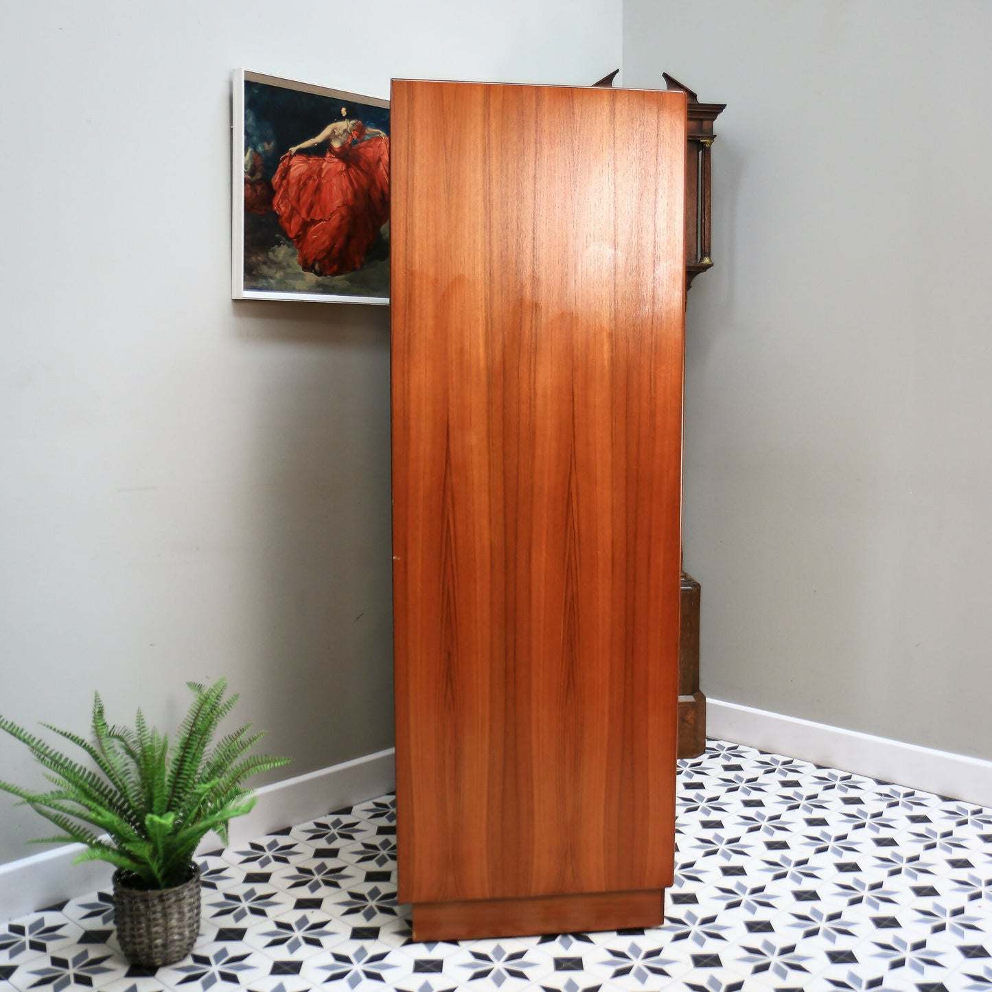 G Plan Fresco Teak Wardrobe with Shelves and Drawers 1979