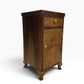 Antique Walnut Deco bedside cupboard