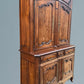French Provincial Walnut Cupboard Stamped R Trotel