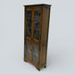 Old Charm Tall Bookcase Display Cabinet 4 Shelves Light Oak FREE UK Delivery*