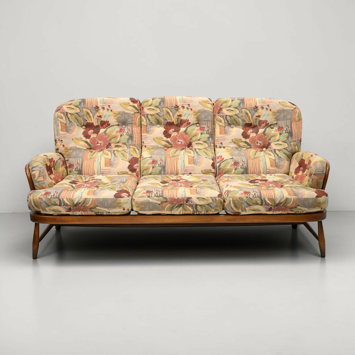 Ercol Jubilee 3 Seater Sofa Golden Dawn Finish New Webbing FREE UK Delivery*