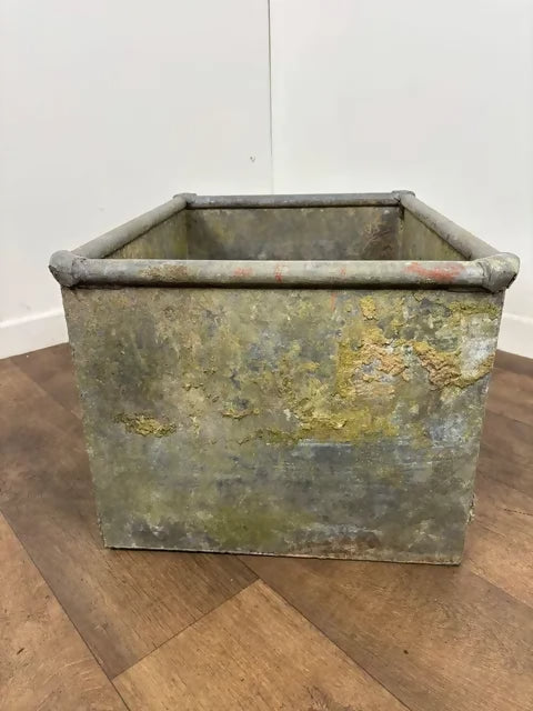 Vintage Galvanised Planter