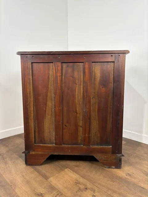 Reproduction Victorian Style Mahogany Chest of Nine Drawers