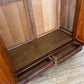 Wardrobe Antique French Style Mahogany Mirrored Two Door Carved Armoire LOT 6543