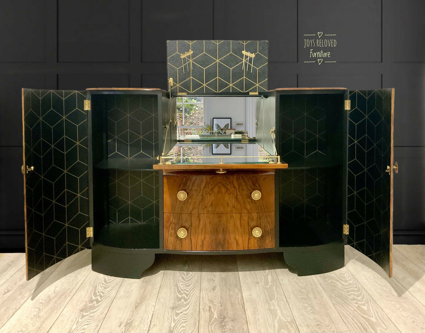 Art Deco Cocktail Cabinet / Sideboard, Drinks Cabinet