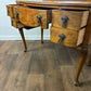 Vintage Walnut Veneered Dressing Table with Triptych Mirror
