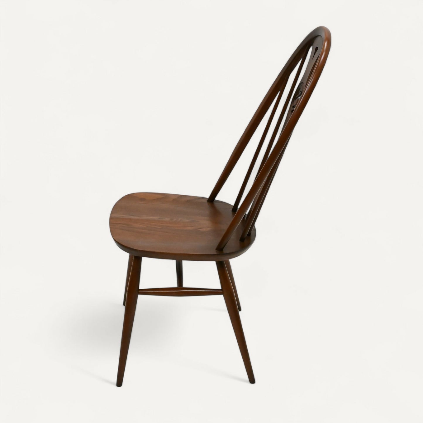 4 Ercol Dining Chairs Windsor Bow Backs Swan Fruitwood Finish FREE UK Delivery. SBR10473/1605E