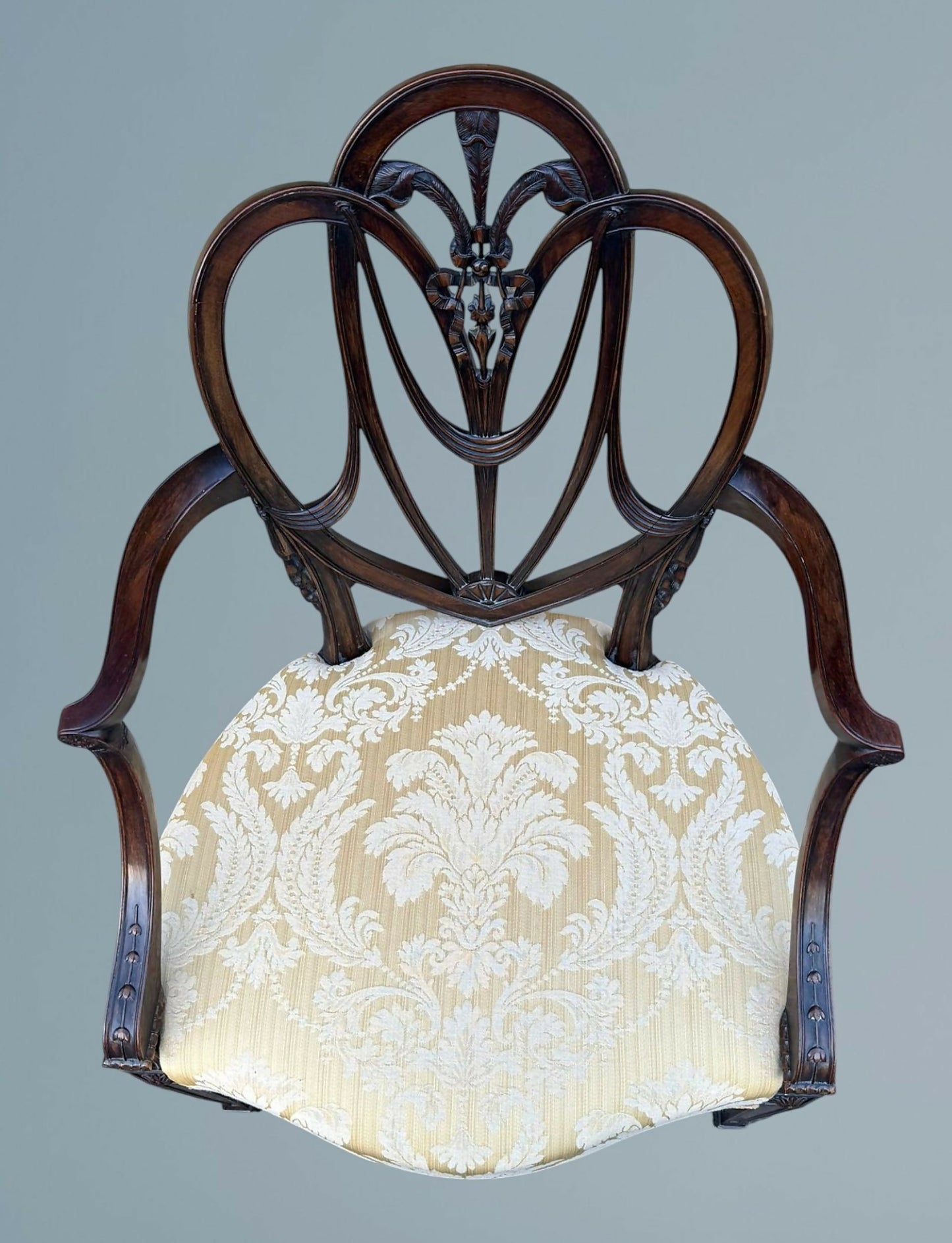 Hepplewhite Style Mahogany Armchair / Desk Chair