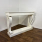 Large Modern White Console Table