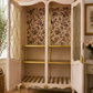 French vintage style display cabinet wardrobe