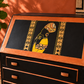 THE AFRICAN ASPECTS UPCYCLED - ONE-OFF FURNITURE ART “Echoes of Her” black, gold and copper bureau