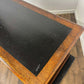 Victorian Oak Twin Pedestal Desk with Black Leather Writing Surface