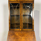 Queen Anne Style Walnut Bureau Bookcase