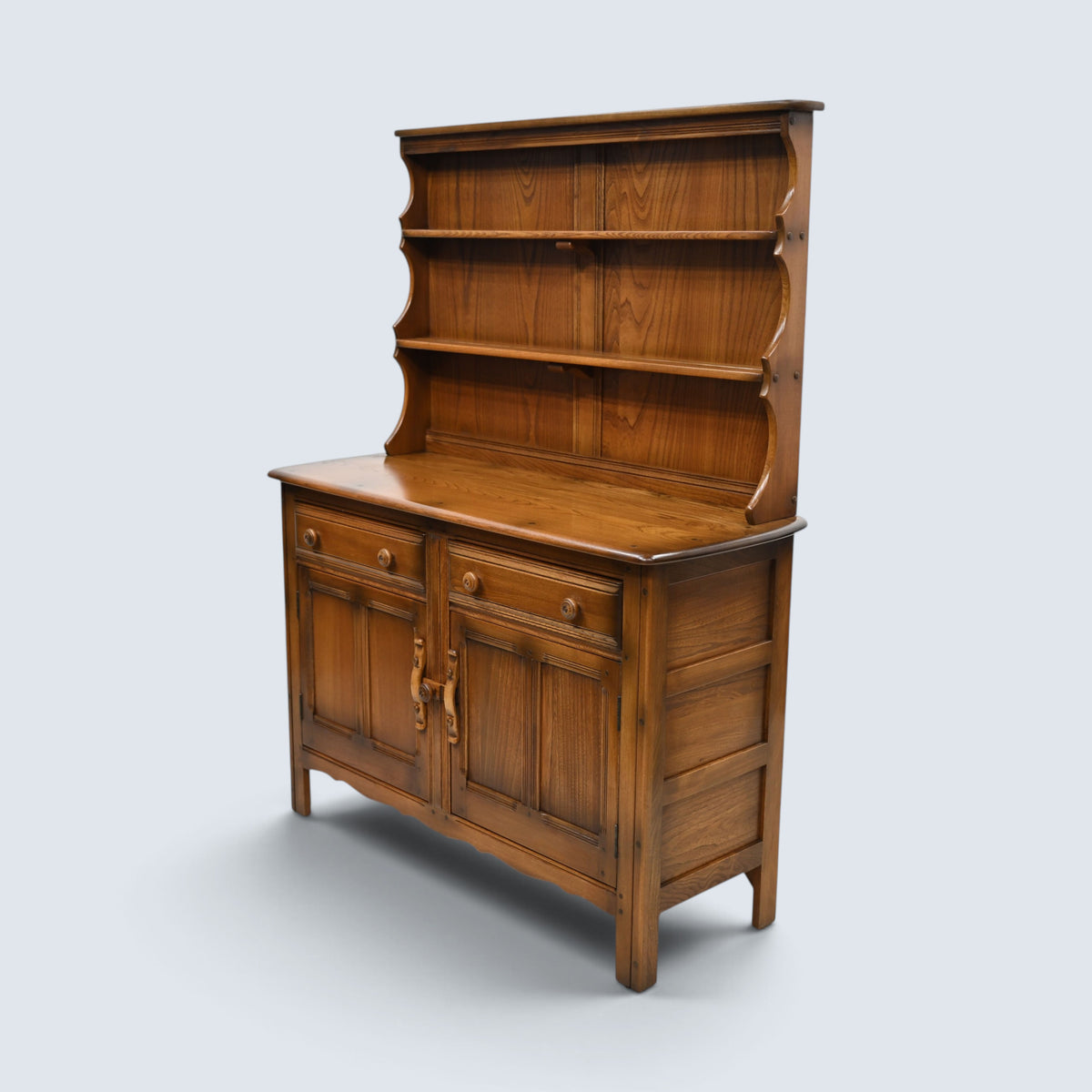 Ercol Old Colonial Dresser Double Cupboard Golden Dawn Finish FREE UK Delivery*