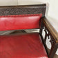 Victorian Carved Oak Gothic Revival Bench Settle