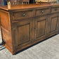 Quality English Distressed Epicormic Ipswich Oak Style Dresser Base Sideboard