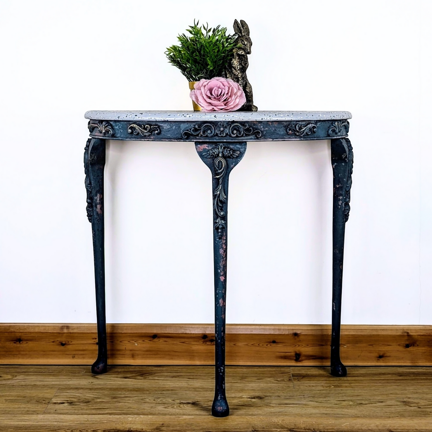 Terrazzo console table - front