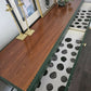Large Vintage Dark Green Chest of Drawers with Scallops