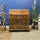 George II Walnut Burr Writing Bureau Desk Antique Beautiful Stunning