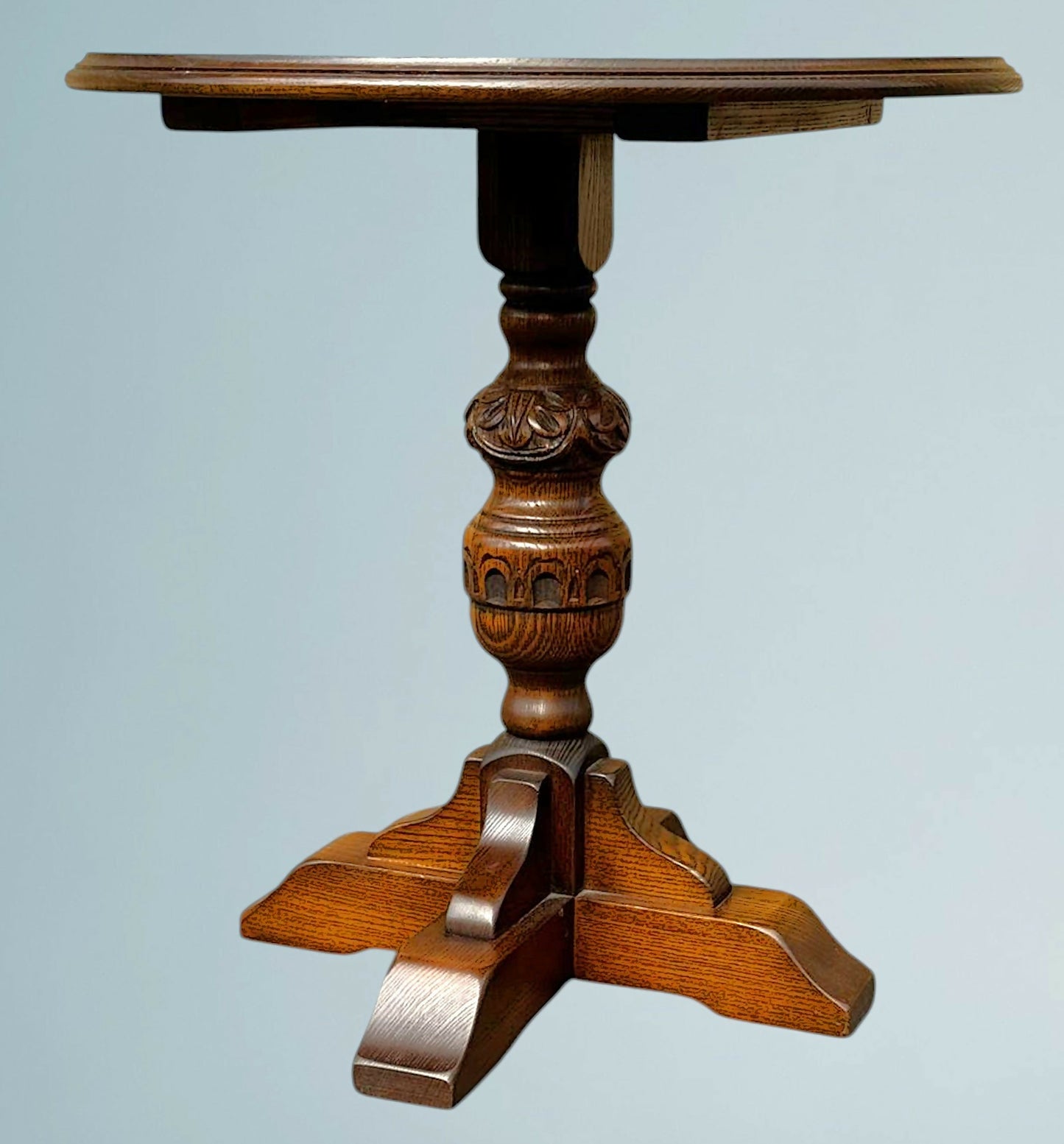 Wood Bros Old Charm Light Oak Wine Table 2428