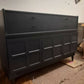 Painted Black Midcentury Nathan Sideboard: Upcycled Vintage Furniture Commission piece.