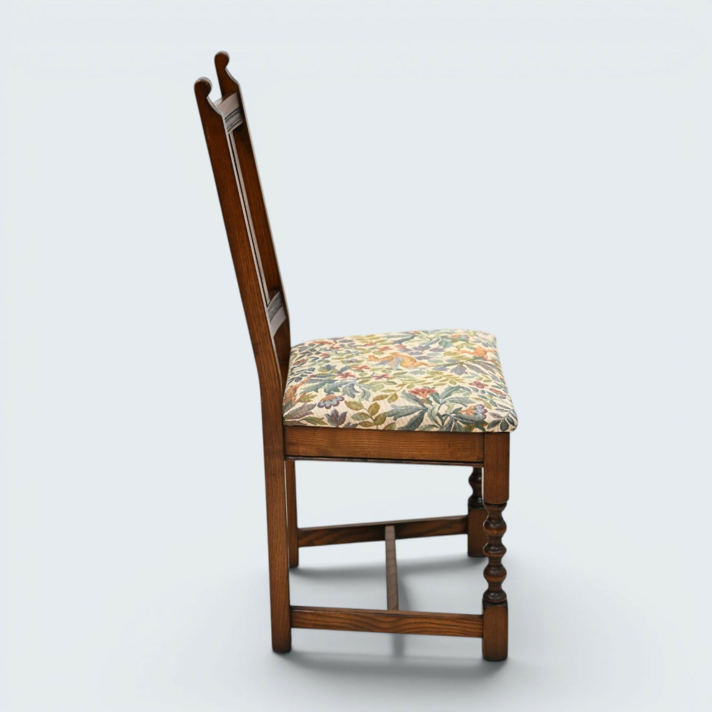 4 Old Charm Dining Chairs Warwick Range Tudor Brown Oak Frames FREE UK Delivery*