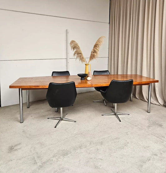 Vintage Mid Century 70s Conran Huge Large Boardroom Dining Table Danish Retro R558