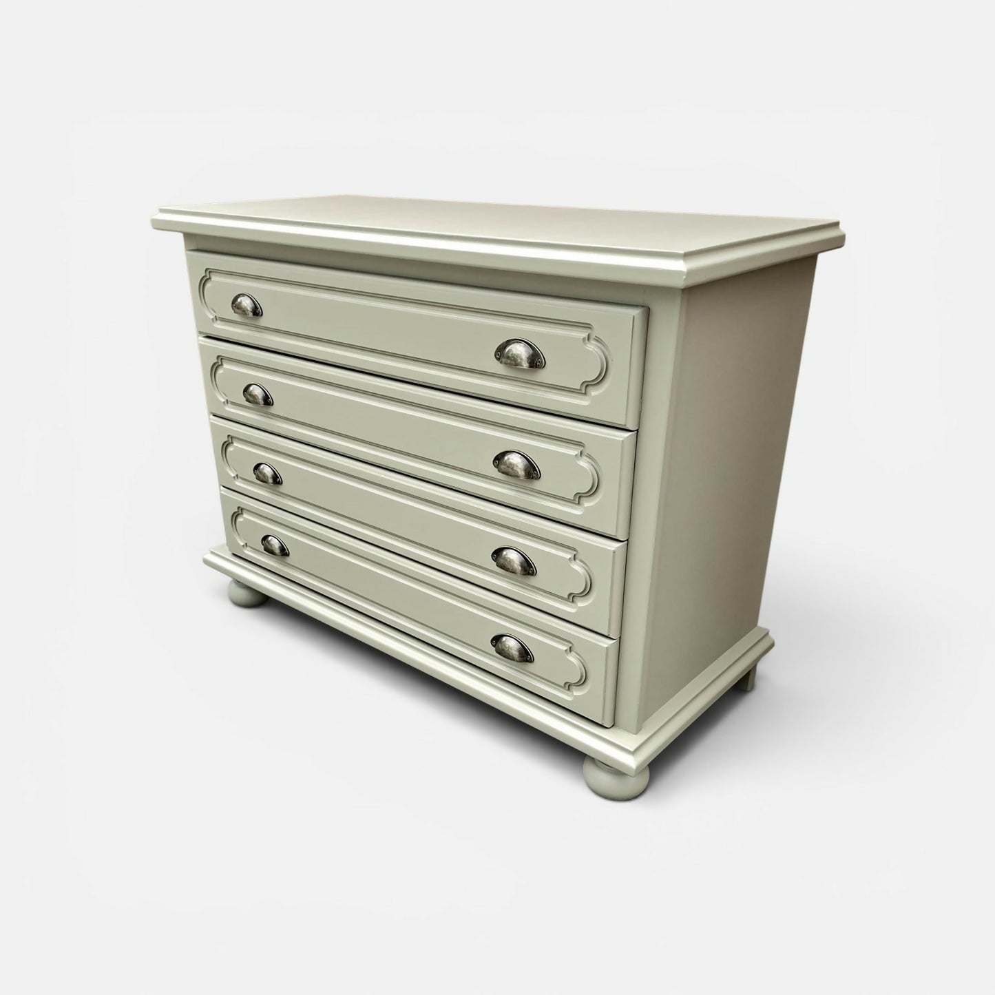 Sage Green Chest of Drawers | Vintage French Country Farmhouse Style Dresser