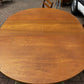 Mid Century Vintage Circular Extending To An Oval Dining Table & 4 Dining Chairs