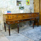 Regency Mahogany Sideboard - Converted Piano - Georgian - Reeded Legs