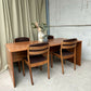 Vintage Mid Century Danish Large Teak Desk Dining Table Retro R992