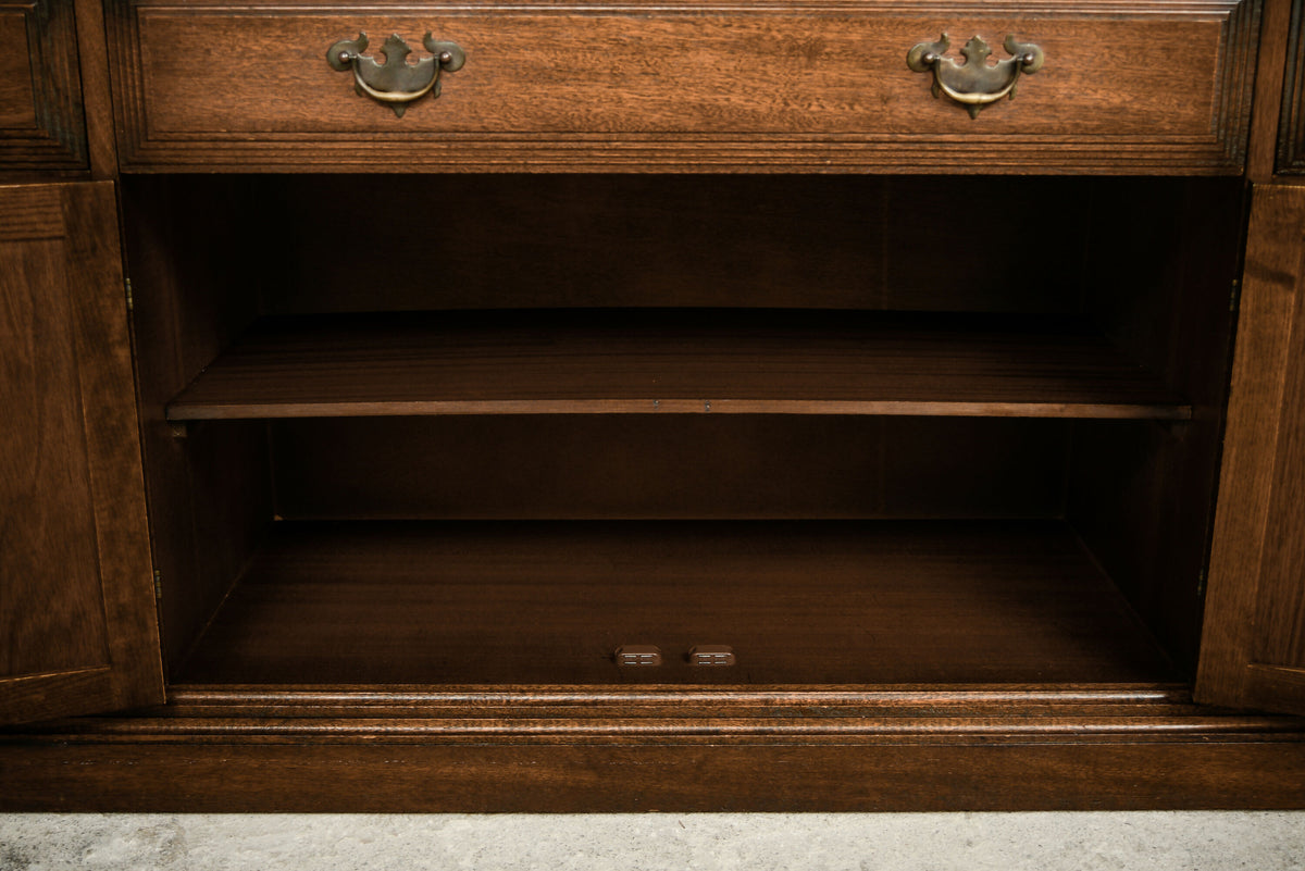 Vintage Younger Toledo Oak Sideboard - Very Long