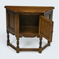 Old Charm Canted Table Hall Table Cupboard Light Oak Finish FREE UK Delivery