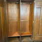 Edwardian Oak Double Wardrobe