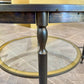 High Quality Parisian Round Brass Coffee Table