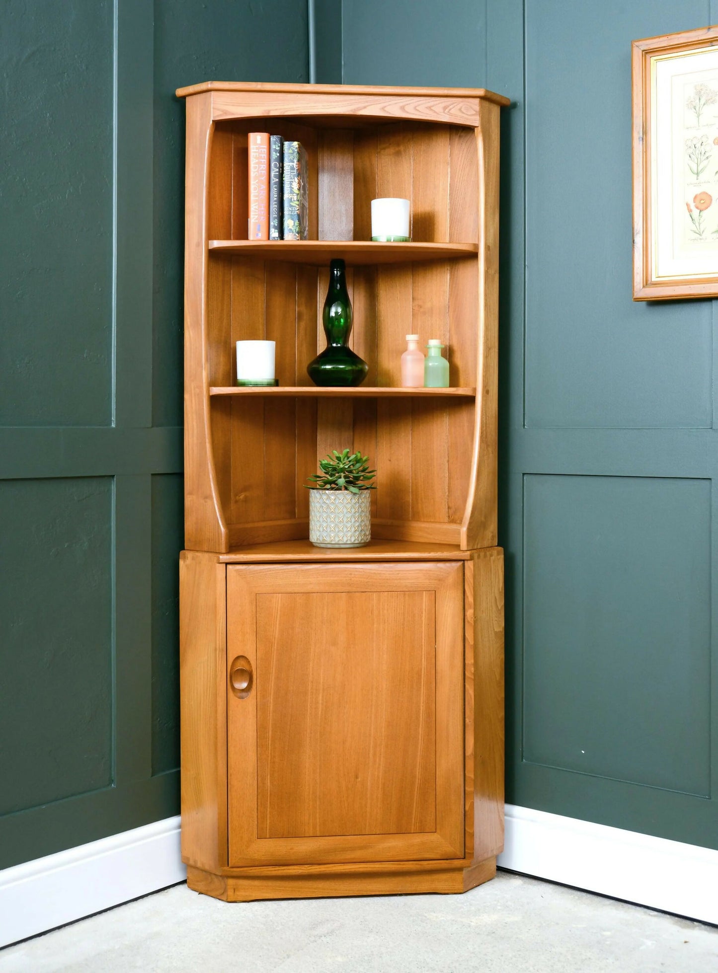 Ercol Windsor Corner Cabinet - Light/Blonde Finish