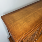 Cabinet Vintage French Louis XVI Oak Carved Sideboard with Drawers LOT 4015
