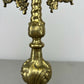 Candelabra Vintage French Style Brass Five Arm Ornate Candle Holder LOT 6423