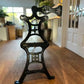 Reversible Fully Restored Railway Tram Garden Bench Cast Iron with Oak Wood, Victorian