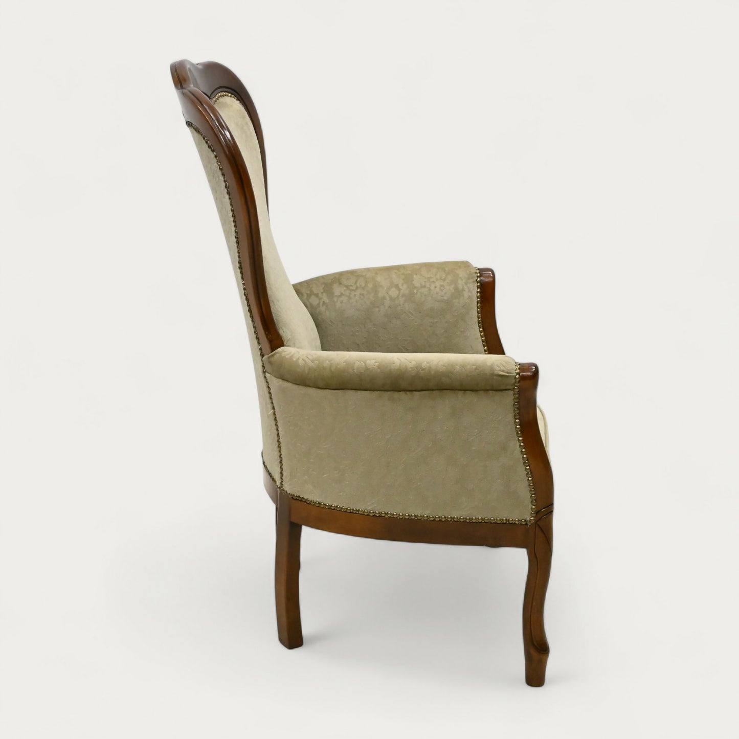 Vintage French Style Armchair Louis Philippe 3 Arch Spoon Back FREE UK Delivery. SBR10825/1308E