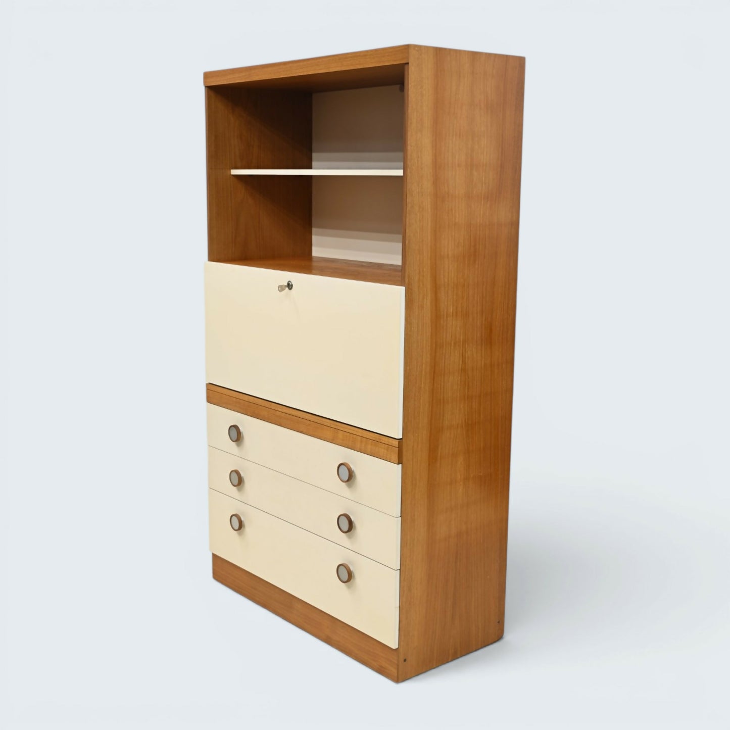1960s Retro Uniflex Bureau Drawers Display Area Fitted Interior FREE UK Delivery