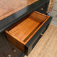 Newly refurbished sideboard solid wood black wood top