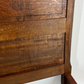 Bed Antique French Style Double Bed Wood Frame Carved Headboard LOT 3239