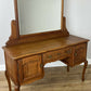 Dressing Table with Mirror Vintage French Oak Louis Vanity Table Makeup LOT 6317