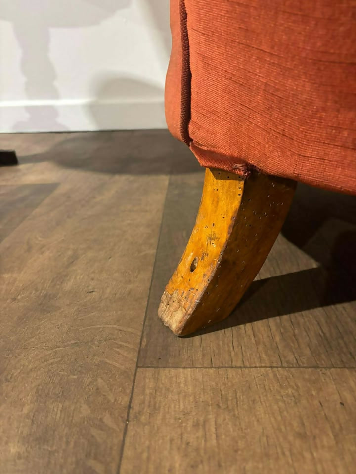 Victorian Button Back Upholstered Armchair