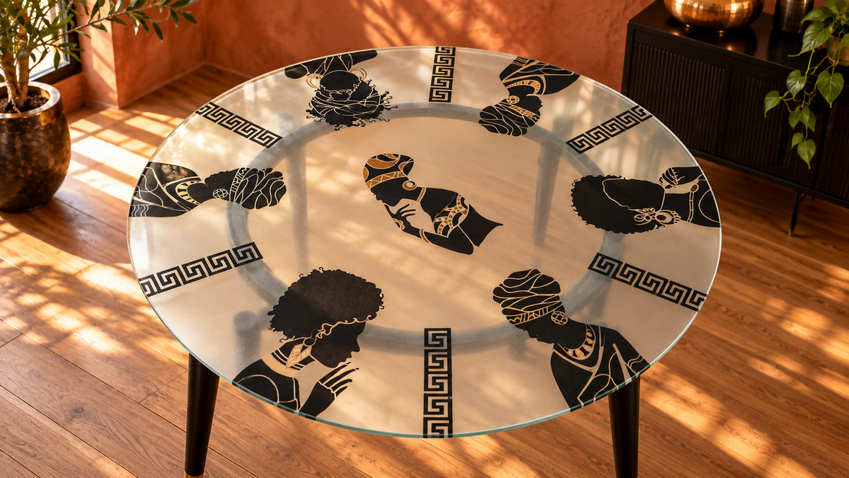 THE AFRICAN ASPECTS UPCYCLED – ONE-OFF FURNITURE ART Who's Head of the Table?
