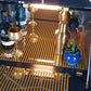 "Diamonte' Burr Walnut Drinks Cocktail Cabinet, Vintage 1950