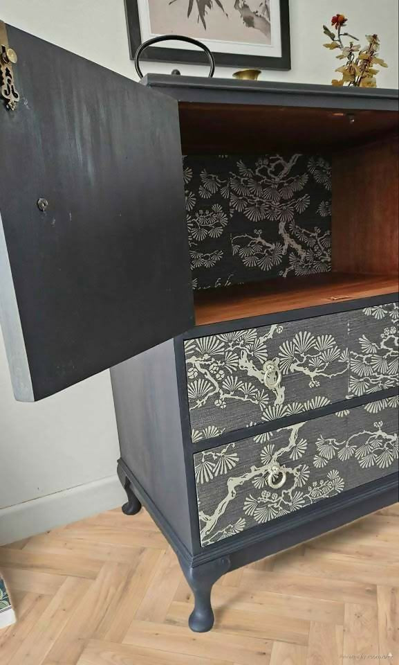 Asian Style Cabinet With Drawers
