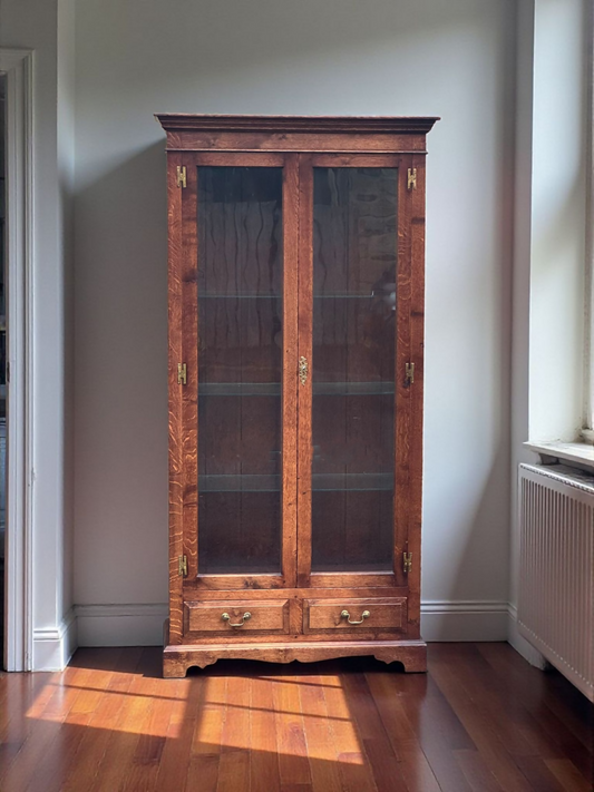 Oak Display Cabinet Bryn Hall Bespoke Furniture