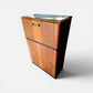 Vintage Art Deco Walnut Cocktail Cabinet | Mid Century Drinks Bar Cupboard